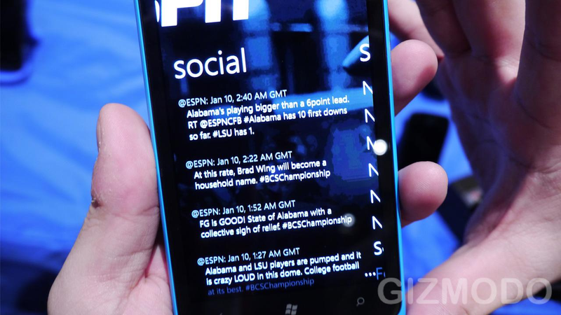 Illustration for article titled Lumia 900 Hands On: The Best Windows Phone Made Huge and More Awesome